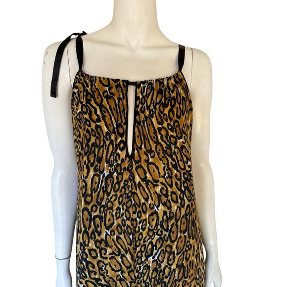 Cattani of California- Glamorous Leopard Print Kaftan - Small/Med - Picture 2 of 8